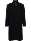 Tom Ford Herringbone Coat In Blue