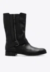 Tom Ford Marianne Grained Leather Mid-calf Boots