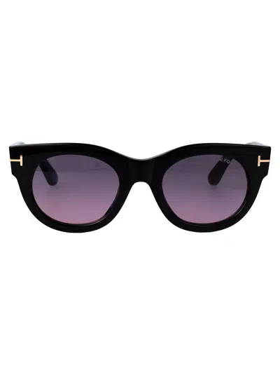 Tom Ford Marine-02 Sunglasses In Purple