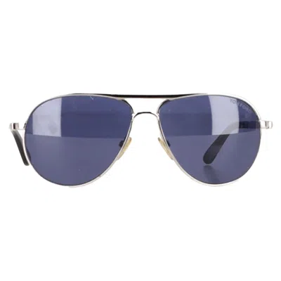 Tom Ford Marko Aviator Sunglasses In Silver Metal