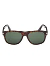 Tom Ford Marlon Tortoiseshell Square Sunglasses In Brown
