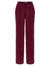 Tom Ford Maroon Silk Pants