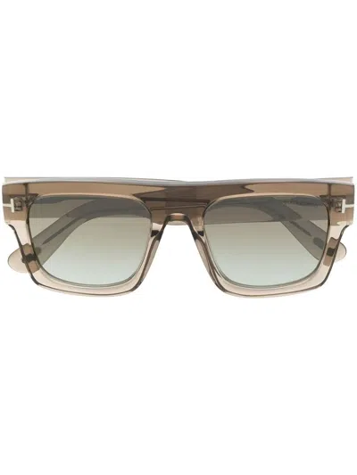 Tom Ford Marrone Chiaro Acetate Sunglasses