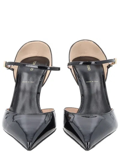 Tom Ford Mary Jane Décolleté Heel In Black