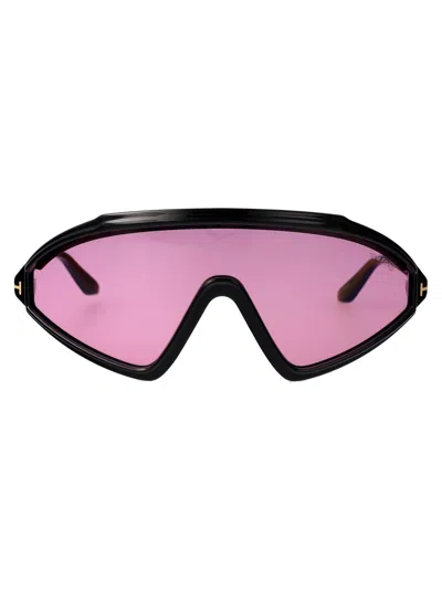 Tom Ford Mask Sunglasses Ft1121 01 Y In Pink