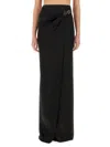 Tom Ford Maxi Wrap Skirt With Belt Detail