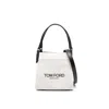 Tom Ford Medium Amalfi Tote Bag With Structured Silhouette In Beige