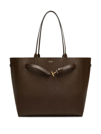Tom Ford Medium Audrey Leather Tote Bag