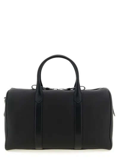 Tom Ford Medium Leather Duffel Bag Home & Lifestyle Black