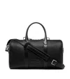 Tom Ford Medium Grained Leather Duffle Bag In Black