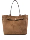 Tom Ford Medium Leather Shopping Bag In Brown