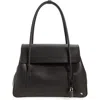 Tom Ford Medium Leather Eclipse Shoulder Bag In Black