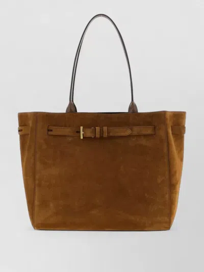 Tom Ford Medium Suede Calf Leather Tote Bag