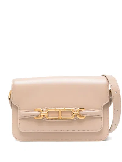 Tom Ford Medium Whitney Shoulder Bag In Neutrals