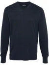 Tom Ford Mélange Cotton T-shirt In Blau