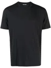 Tom Ford Black Stretch Cotton Crew Neck T-shirt