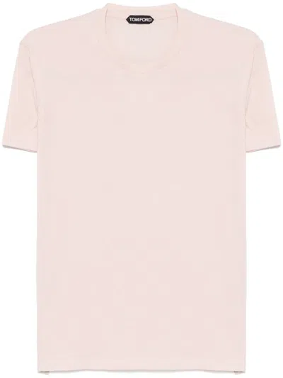 TOM FORD MÉLANGE-EFFECT T-SHIRT