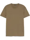 Tom Ford Slim-fit Lyocell And Cotton-blend Jersey T-shirt In Green