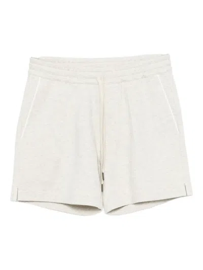 Tom Ford Mélange Track Shorts In White