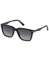 Tom Ford Eyewear Hayden Square Frame Sunglasses In Black