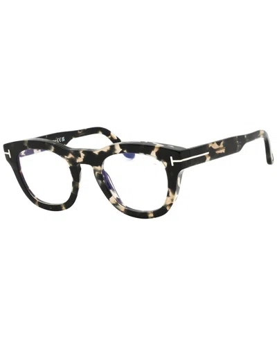 Tom Ford Tortoiseshell Square-frame Glasses In Schwarz