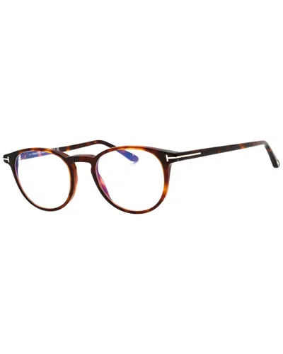 Tom Ford Men's 49mm Optical Frames In Brown