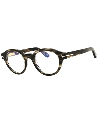 Tom Ford Men's 49mm Optical Frames In Brown