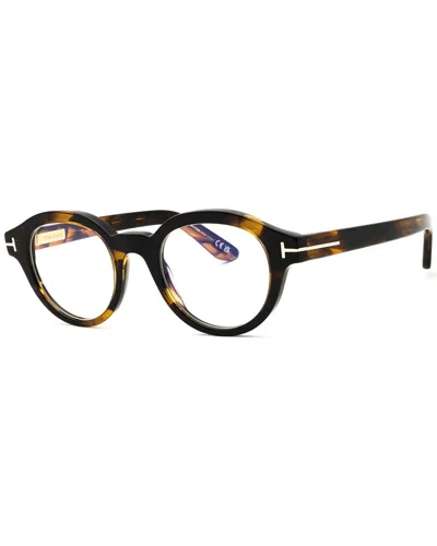 Tom Ford Men's 49mm Optical Frames In Transparent