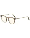 Tom Ford Men's 49mm Optical Frames In Brown