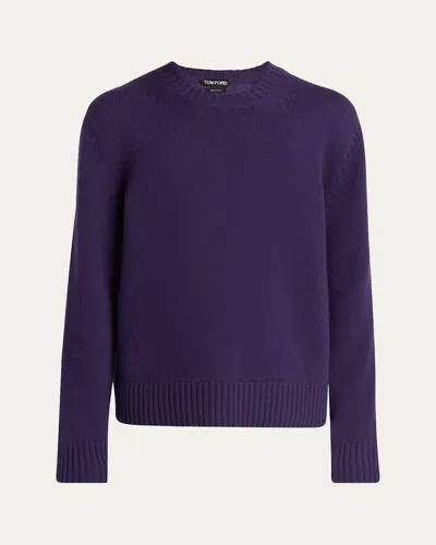 Tom Ford Men's 5 Gauge Cashmere Crewneck Sweater