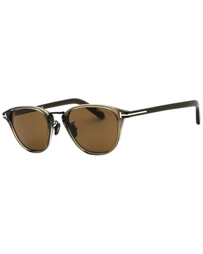 Tom Ford Men's 50mm Optical Frames In Brown