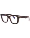Tom Ford Men's 52mm Optical Frames In Black