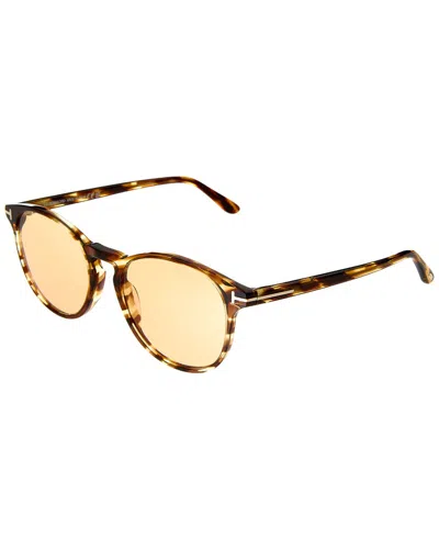 Tom Ford Men's 5355e 53mm Sunglasses In Brown
