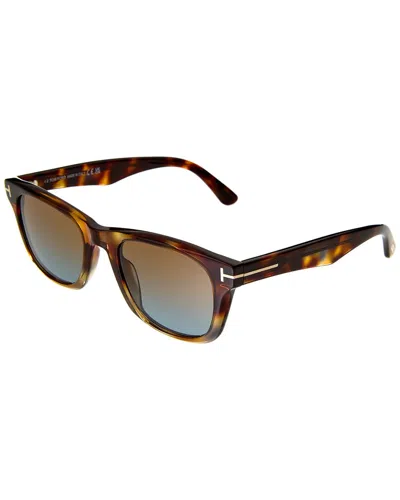 Tom Ford Men's 5456b 54mm Sunglasses In Brown