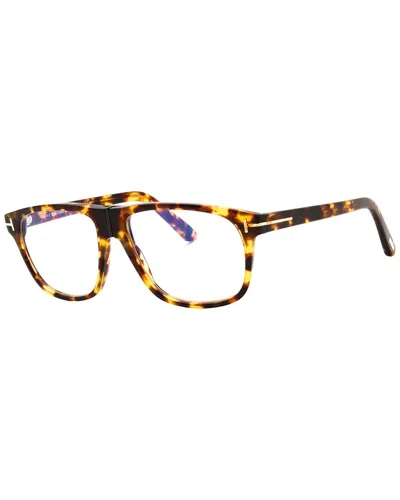 Tom Ford Men's 56mm Optical Frames In Transparent