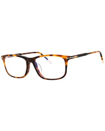 Tom Ford Men's 57mm Optical Frames In Havana