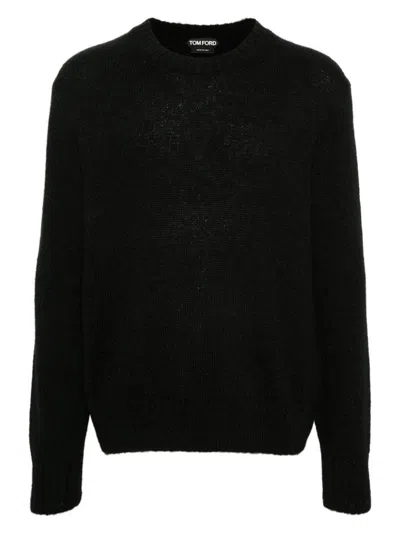 TOM FORD MEN'S ALPACA BLEND IS CREW NECK SWEATER