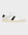 Tom Ford Panelled Suede And Grained Leather Sneakers In Multi
