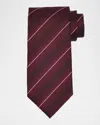 Tom Ford Pointed-tip Tie In Brown
