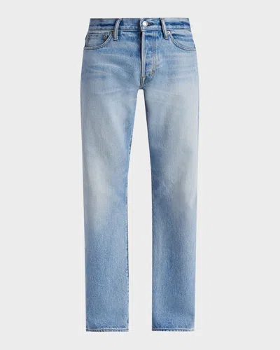 Tom Ford Men & Apos;s Straight Five-pocket Jeans In Blue