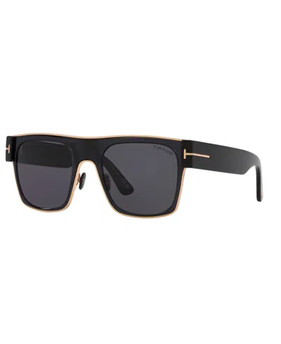 Tom Ford Unisex Sunglasses, Ft1073 In Black Shiny