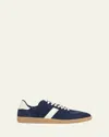 Tom Ford Low-top Suede Sneakers In Blue