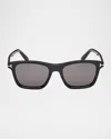Tom Ford Aslan Sunglasses In Shiny Black