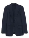 Tom Ford Basket Weave Shelton Wool Jacket Clothing In Blue