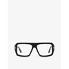 Tom Ford Mens Black Ft5903-b Square-frame Acetate Glasses In Black