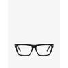 Tom Ford Mens Black Ft5912-b Square-frame Acetate Glasses In Black
