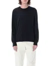 TOM FORD MEN'S BLACK LYOCELL AND COTTON CLASSIC LONG-SLEEVE T-SHIRT