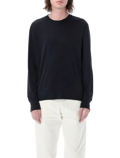 Tom Ford Round-neck Long-sleeve T-shirt In Black