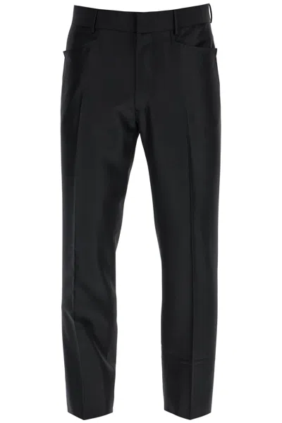 Tom Ford Regular Fit Trousers In Black