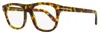 Tom Ford Men's Blue Block Eyeglasses Tf5939-b 053 Blonde Havana 52mm In Multi